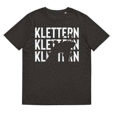 Klettern - Herren Premium Organic T-Shirt klettern xxx yyy zzz Dark Heather Grey