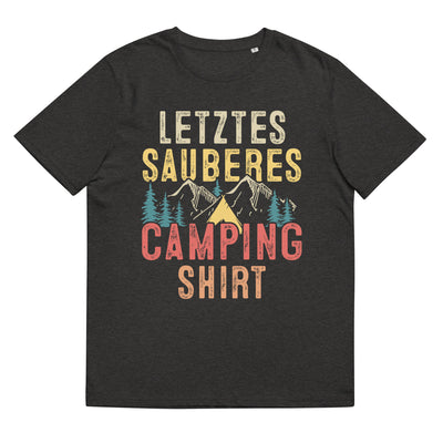 Letztes Sauberes Camping Shirt - Herren Premium Organic T-Shirt camping xxx yyy zzz Dark Heather Grey