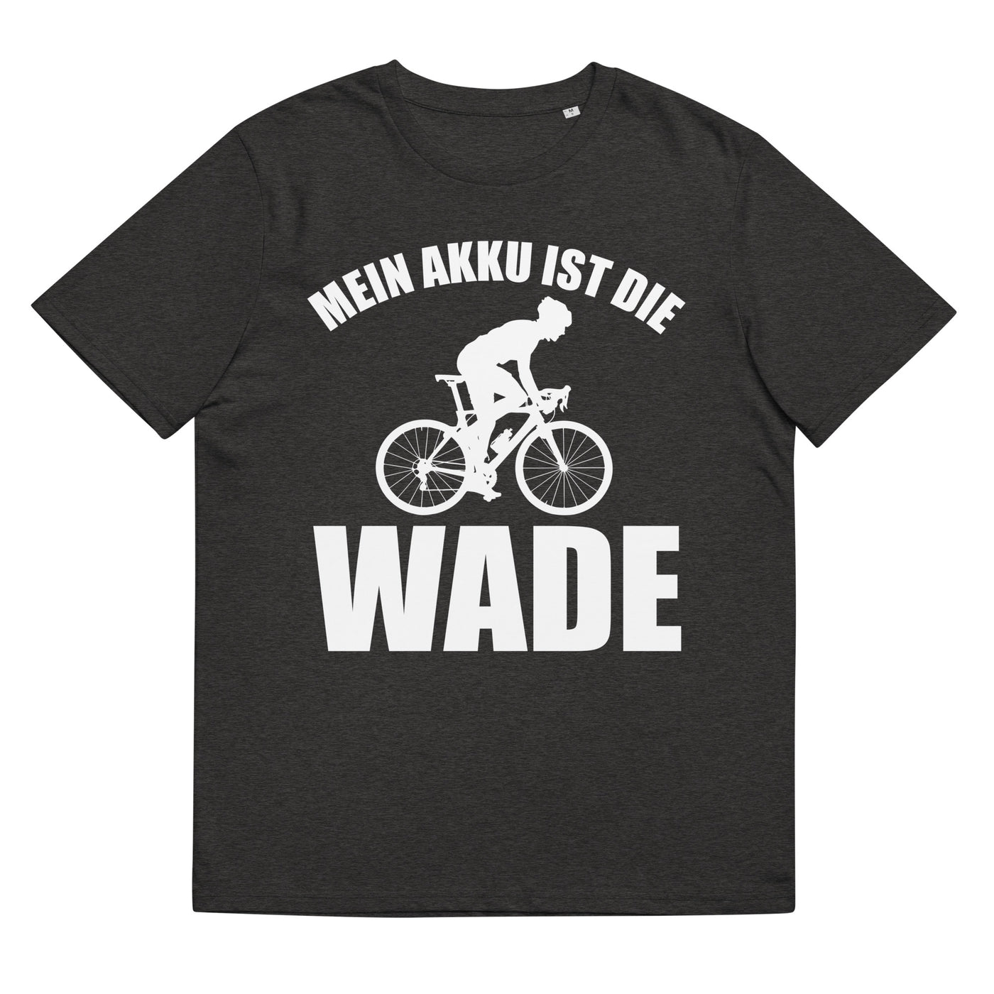 Mein Akku Ist Die Wade 2 - Herren Premium Organic T-Shirt fahrrad xxx yyy zzz Dark Heather Grey
