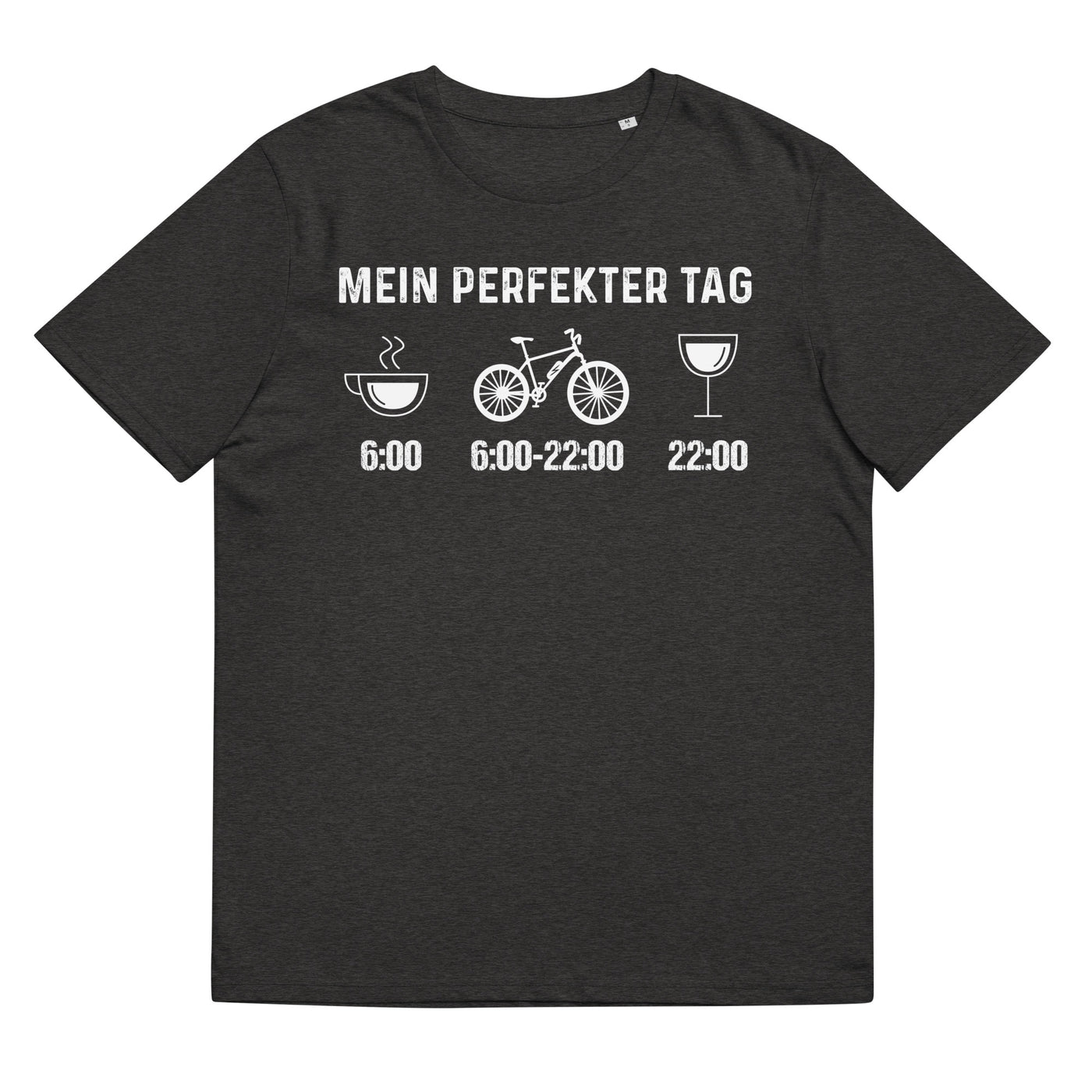 Mein Perfekter Tag - Herren Premium Organic T-Shirt e-bike xxx yyy zzz Dark Heather Grey