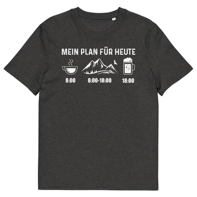 Mein Plan Für Heute - Herren Premium Organic T-Shirt berge xxx yyy zzz Dark Heather Grey