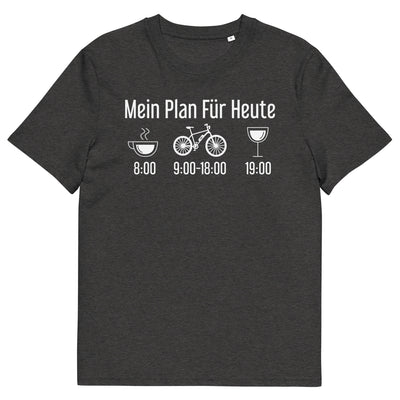 Mein Plan Für Heute - Herren Premium Organic T-Shirt e-bike xxx yyy zzz Dark Heather Grey