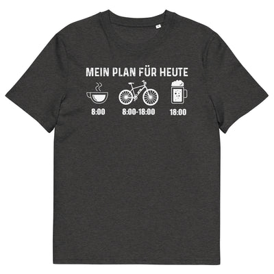 Mein Plan Für Heute - Herren Premium Organic T-Shirt e-bike xxx yyy zzz Dark Heather Grey
