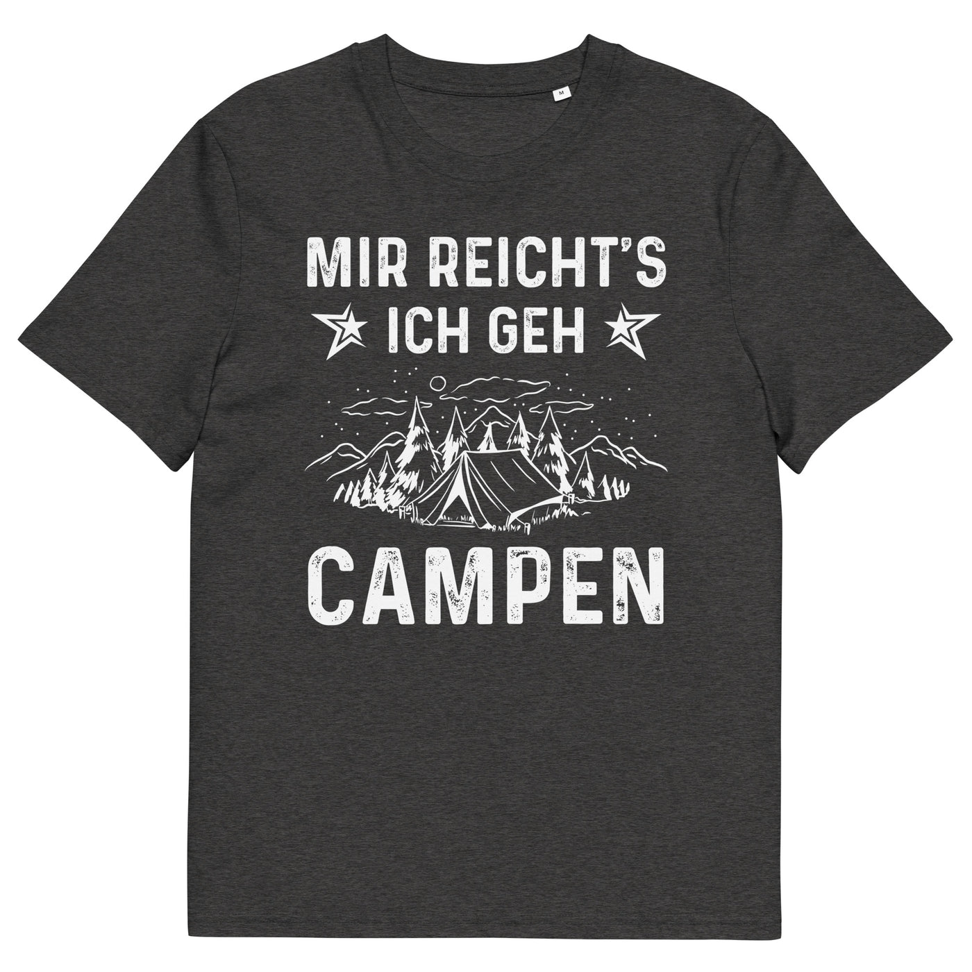Mir Reicht's Ich Gen Campen - Herren Premium Organic T-Shirt camping xxx yyy zzz Dark Heather Grey
