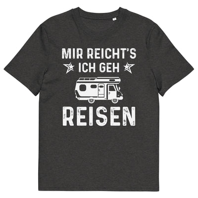 Mir Reicht's Ich Gen Reisen - Herren Premium Organic T-Shirt camping xxx yyy zzz Dark Heather Grey