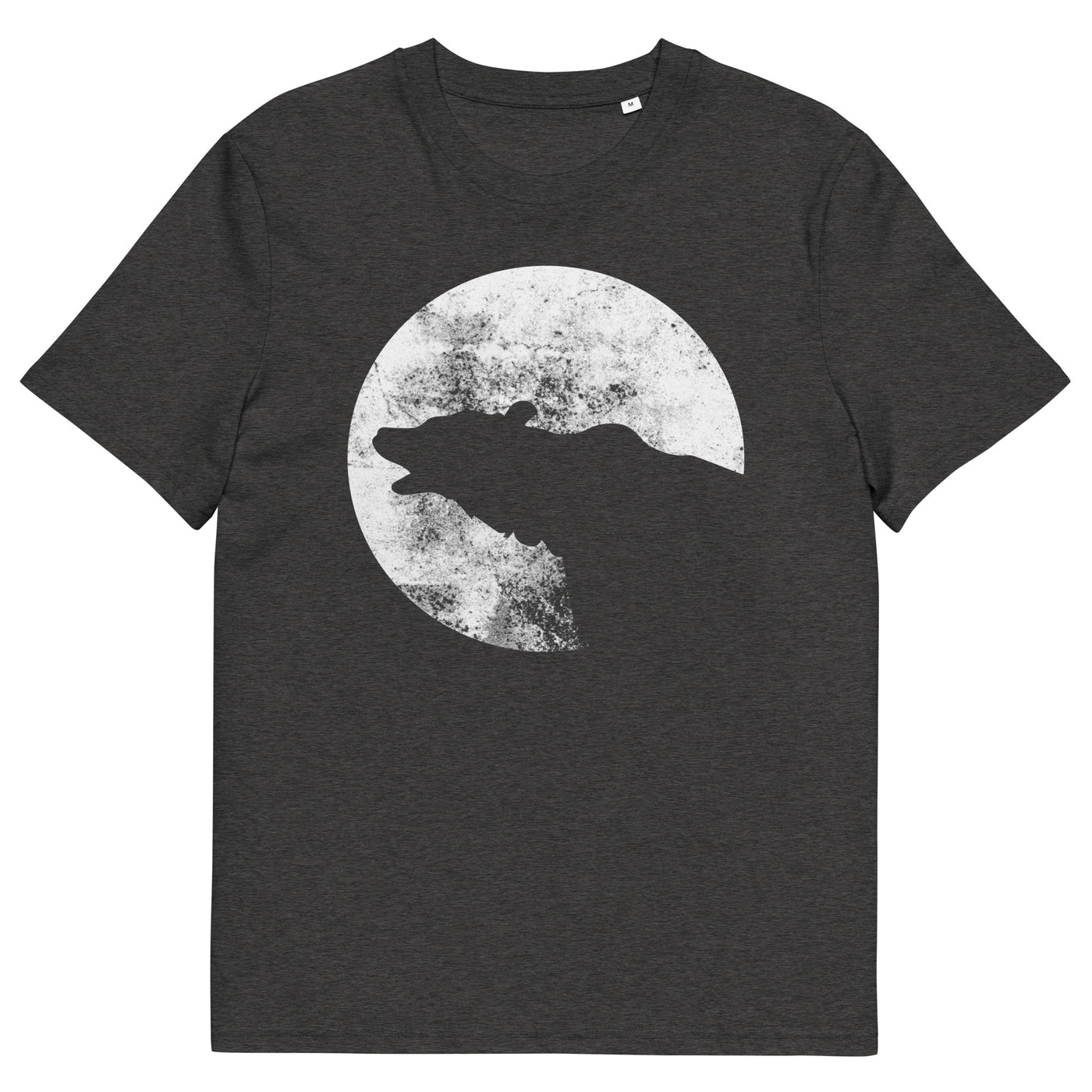 Moon - Bear - Herren Premium Organic T-Shirt camping xxx yyy zzz Dark Heather Grey