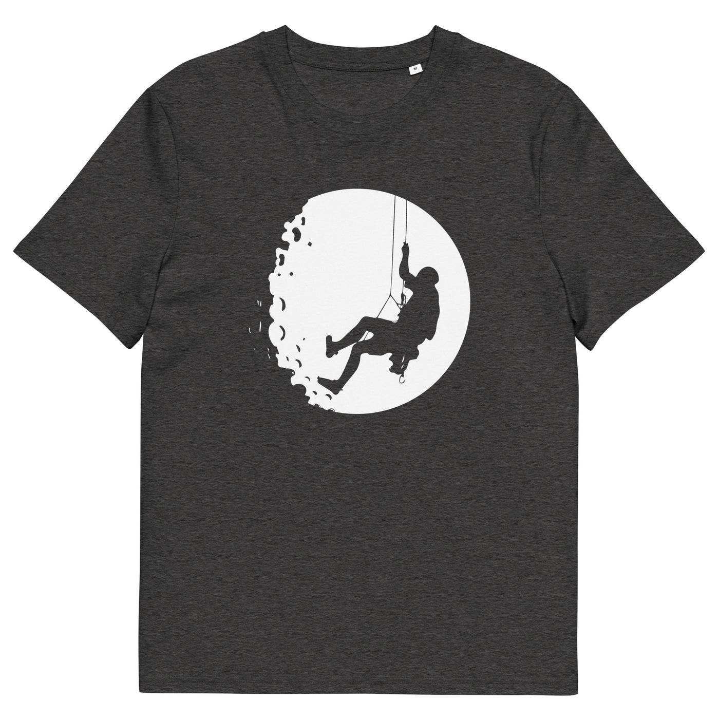 Moon - Klettern - Herren Premium Organic T-Shirt klettern xxx yyy zzz Dark Heather Grey