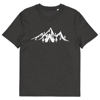 Berge - Camping - Herren Premium Organic T-Shirt camping xxx yyy zzz Dark Heather Grey