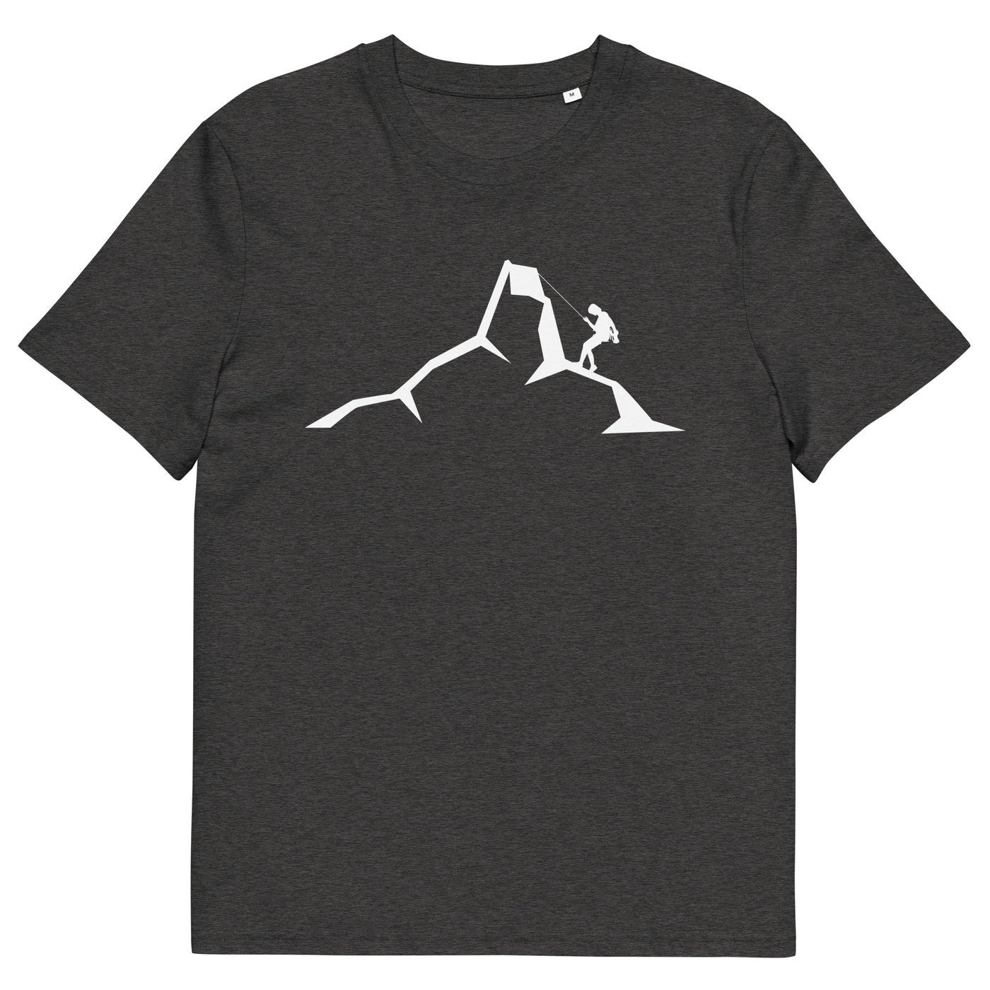 Berge - Klettern - Herren Premium Organic T-Shirt klettern xxx yyy zzz Dark Heather Grey