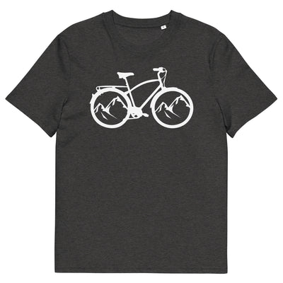 Berge - Radfahren - (17) - Herren Premium Organic T-Shirt fahrrad xxx yyy zzz Dark Heather Grey