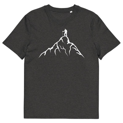 Berge - Wandern - (14) - Herren Premium Organic T-Shirt wandern xxx yyy zzz Dark Heather Grey