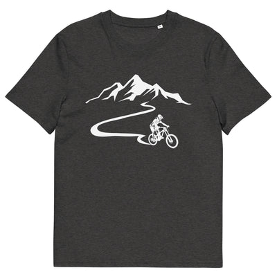Berge - Mountainbike - (M) (13) - Herren Premium Organic T-Shirt xxx yyy zzz Dark Heather Grey