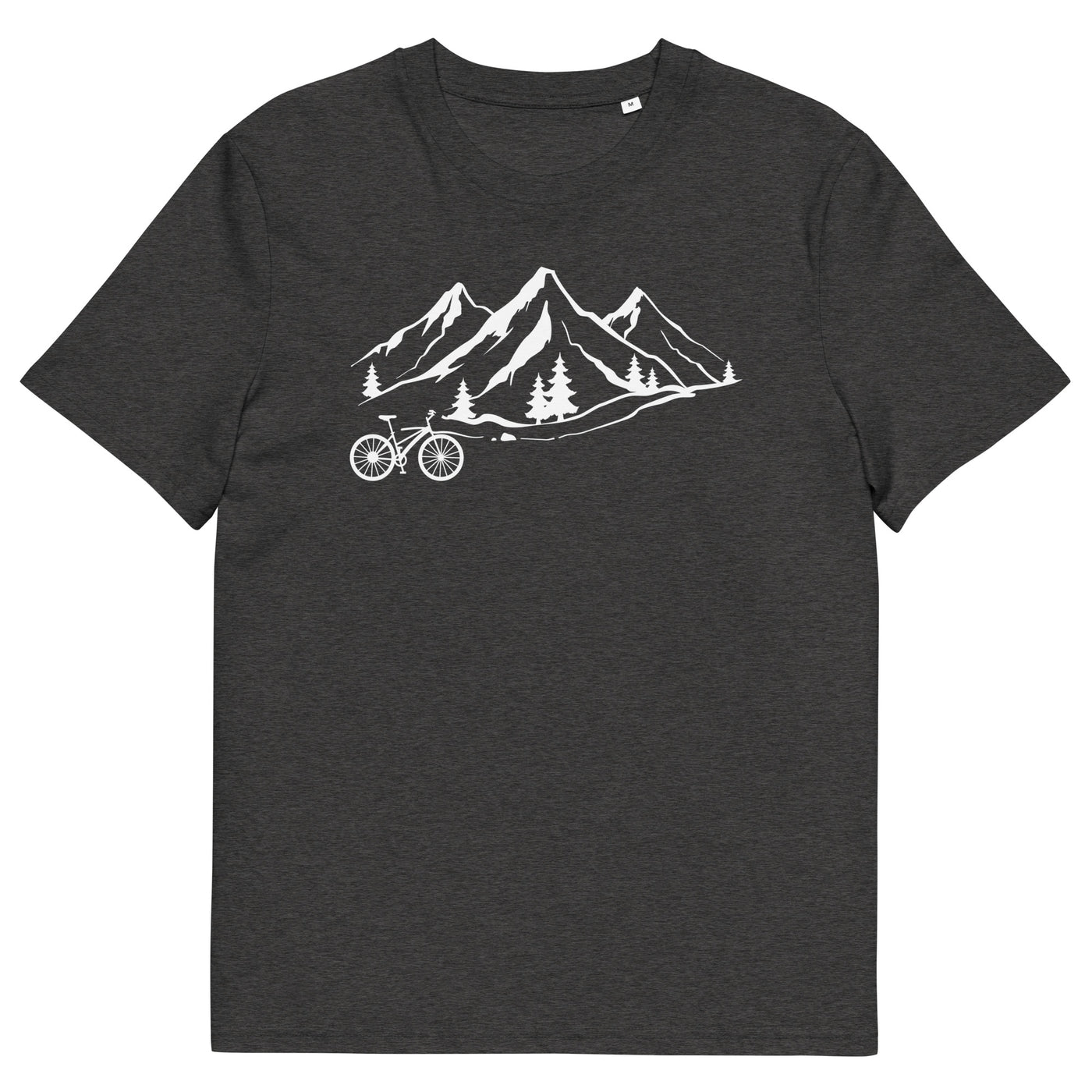 Berge 1 und Fahrrad - Herren Premium Organic T-Shirt fahrrad xxx yyy zzz Dark Heather Grey