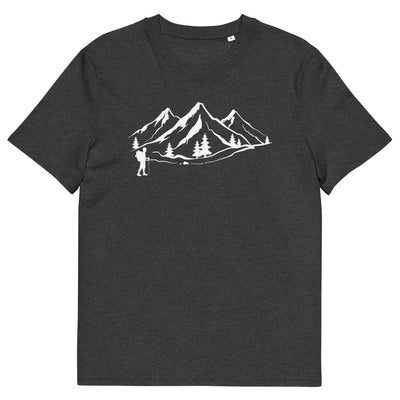 Berge 1 und Wandern - Herren Premium Organic T-Shirt wandern xxx yyy zzz Dark Heather Grey