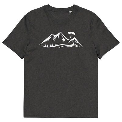 Berge und Paragleiten - Herren Premium Organic T-Shirt berge xxx yyy zzz Dark Heather Grey