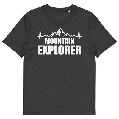 Berge Explorer 1 - Herren Premium Organic T-Shirt berge xxx yyy zzz Dark Heather Grey