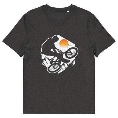 Mountainbike Jump - (M) - Herren Premium Organic T-Shirt xxx yyy zzz Dark Heather Grey