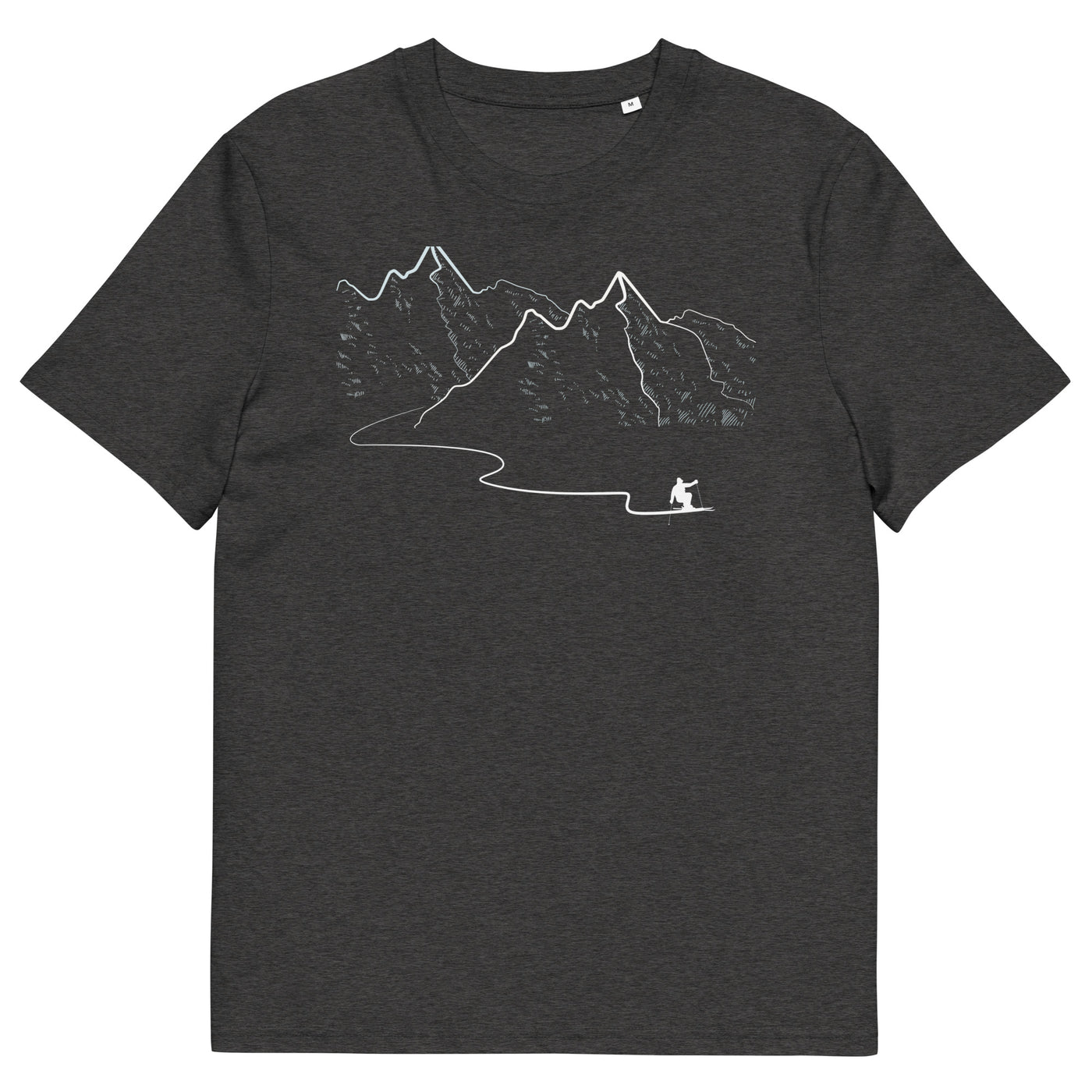 Schifahren - Herren Premium Organic T-Shirt klettern ski xxx yyy zzz Dark Heather Grey