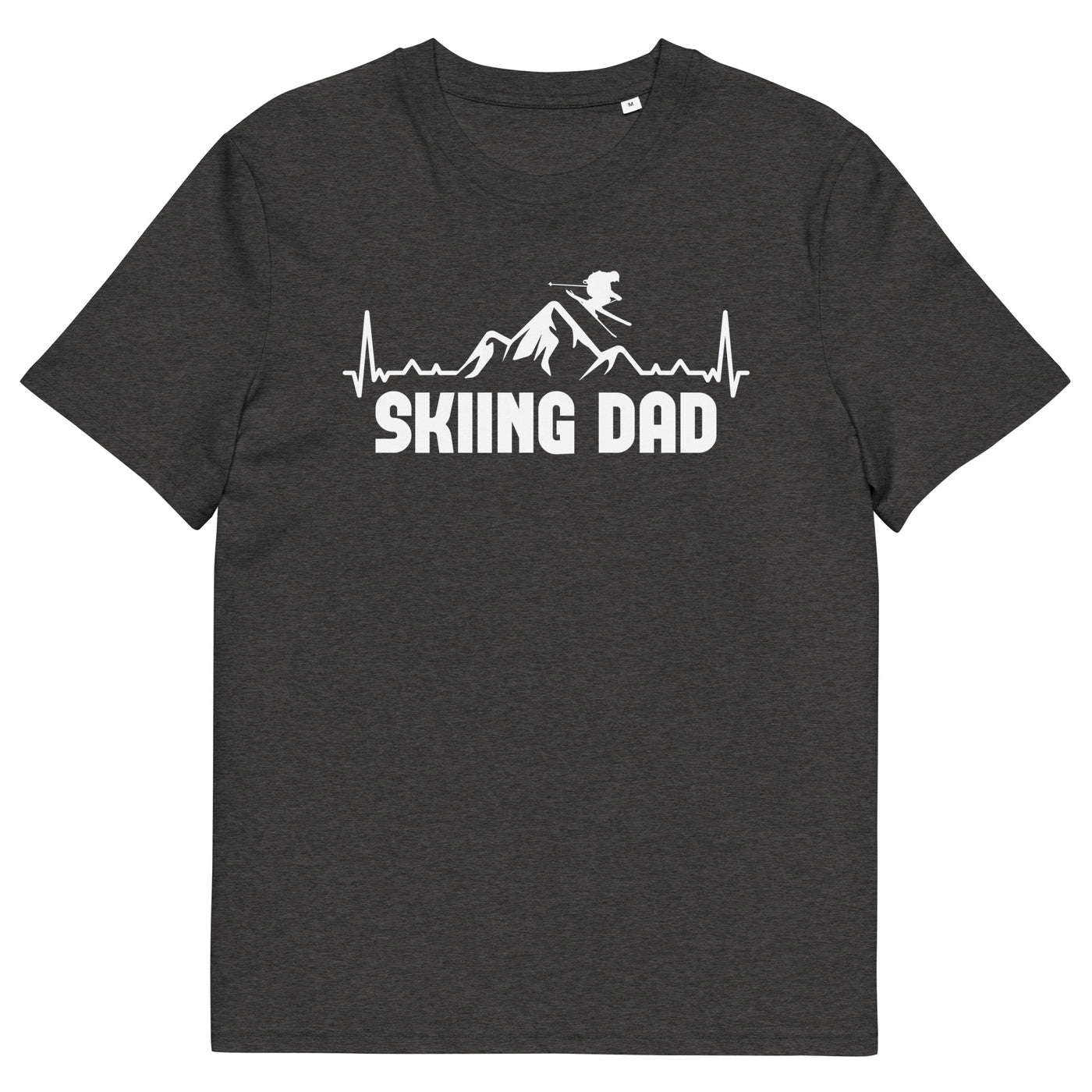 Skifahren Dad 1 - Herren Premium Organic T-Shirt klettern ski xxx yyy zzz Dark Heather Grey