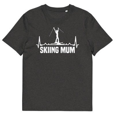 Skifahren Mum 1 - Herren Premium Organic T-Shirt klettern ski xxx yyy zzz Dark Heather Grey