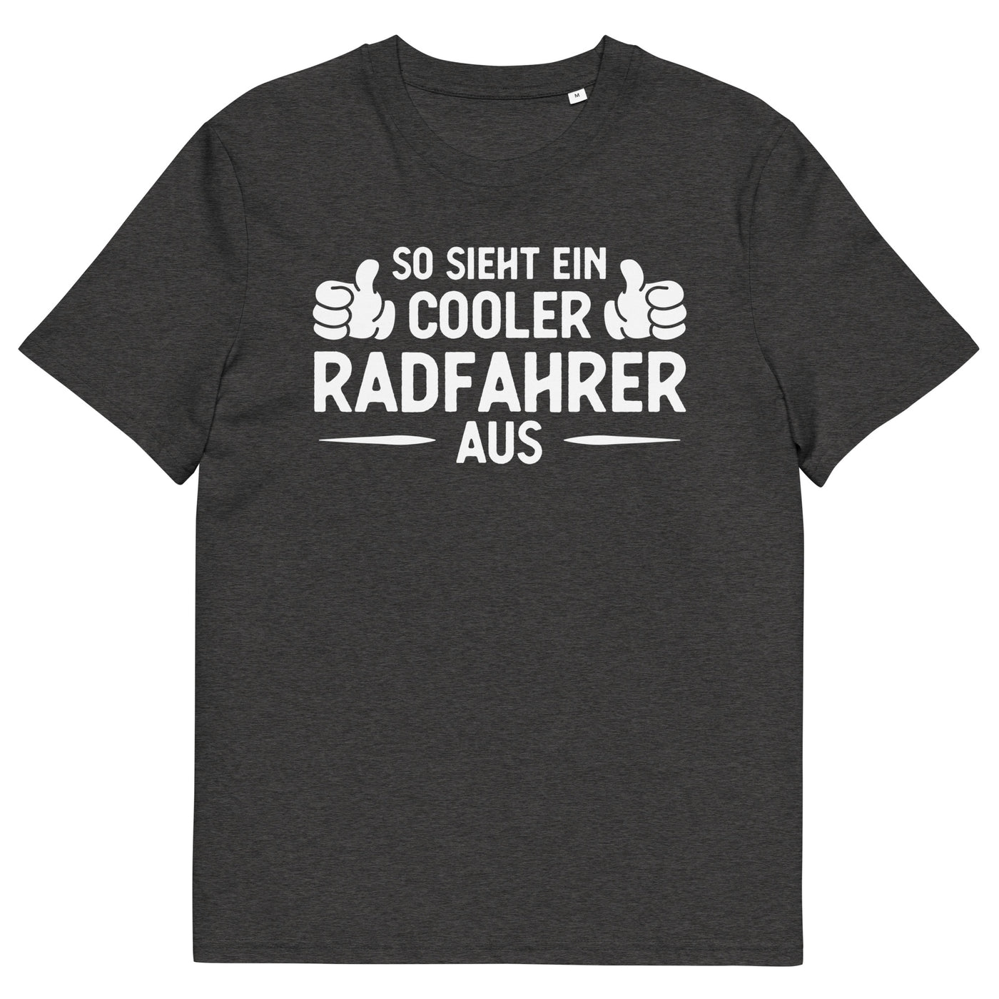 So Sieht Ein Cooler Radfahrer Aus - Herren Premium Organic T-Shirt fahrrad xxx yyy zzz Dark Heather Grey