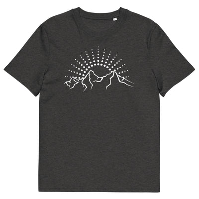 Sonne_-_Berge_(B)(2) - Unisex Organic Cotton T-Shirt | Stanley/Stella STTU755 xxx yyy zzz Dark Heather Grey