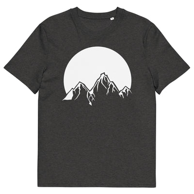 Sonne_-_Berge_-_(B) - Unisex Organic Cotton T-Shirt | Stanley/Stella STTU755 xxx yyy zzz Dark Heather Grey