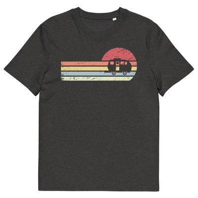 Sonne und Retro Linies - Camping Caravan - (C) - Unisex Organic Cotton T-Shirt | Stanley/Stella STTU755