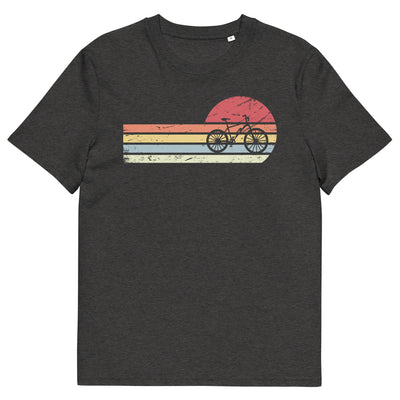 Sonne und Retro Linies - E-Bike - Herren Premium Organic T-Shirt e-bike xxx yyy zzz Dark Heather Grey