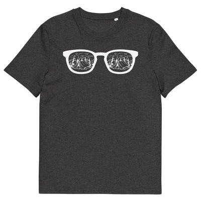 Sonnenbrille und Camping 1 - Herren Premium Organic T-Shirt camping xxx yyy zzz Dark Heather Grey