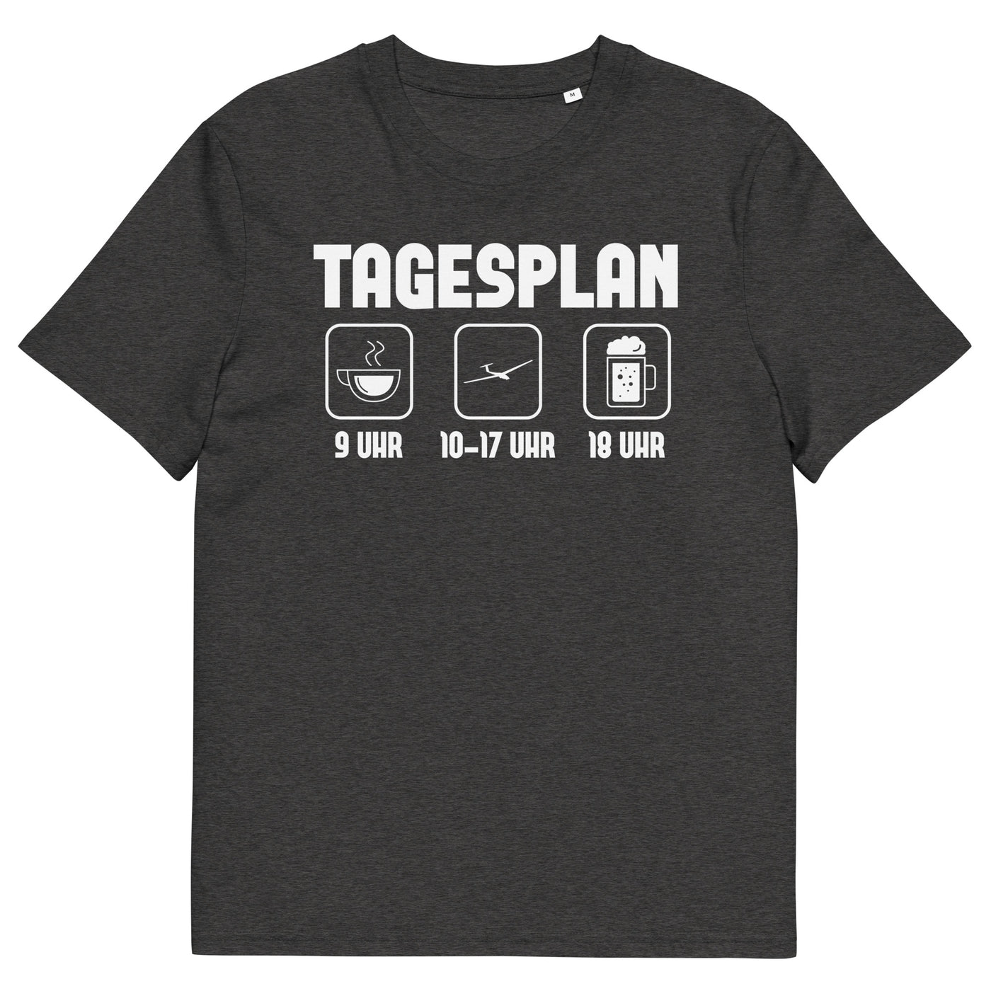 Tagesplan - - Herren Premium Organic T-Shirt berge xxx yyy zzz Dark Heather Grey