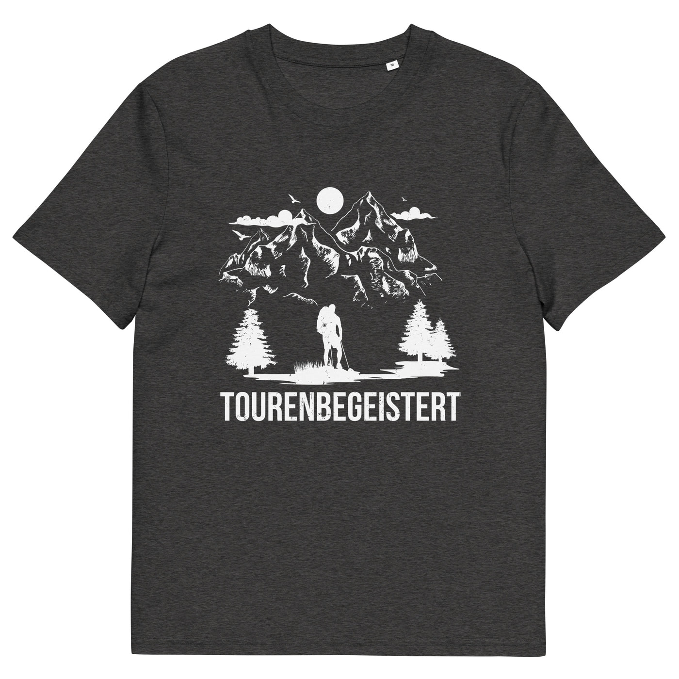 Tourenbegeisterung - Herren Premium Organic T-Shirt wandern xxx yyy zzz Dark Heather Grey