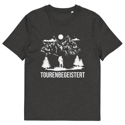 Tourenbegeisterung - Herren Premium Organic T-Shirt wandern xxx yyy zzz Dark Heather Grey