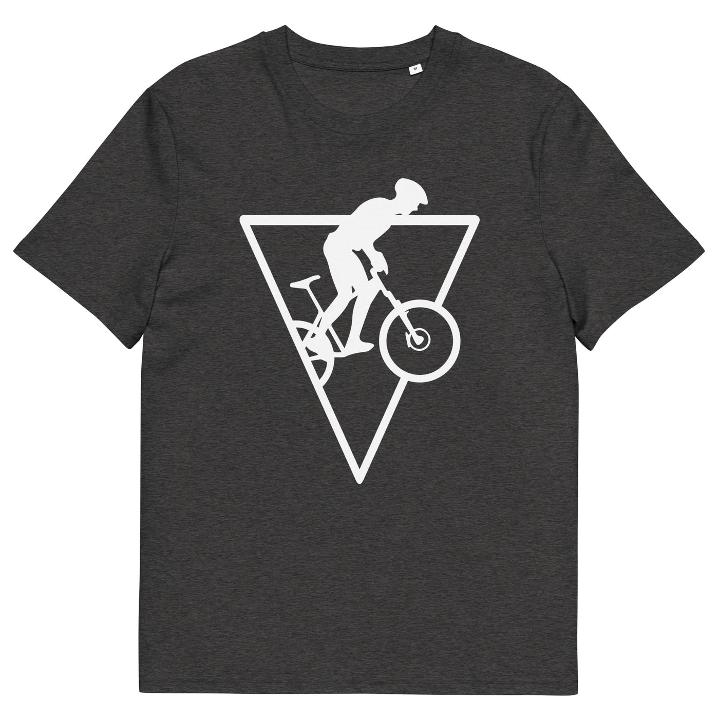 Dreieck - Radfahren - Herren Premium Organic T-Shirt fahrrad xxx yyy zzz Dark Heather Grey