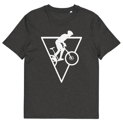 Dreieck - Radfahren - Herren Premium Organic T-Shirt fahrrad xxx yyy zzz Dark Heather Grey