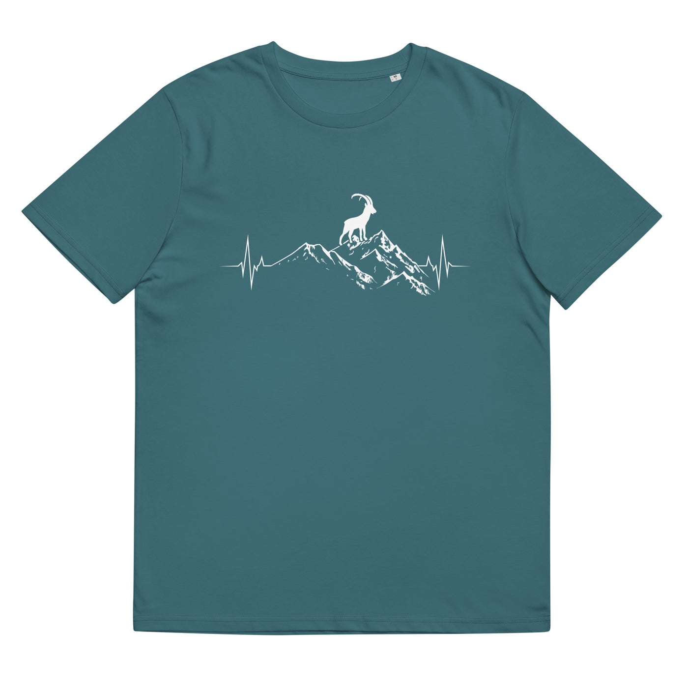 Herzschlag Berge Und Steinbock - Herren Premium Organic T-Shirt berge wandern Stargazer