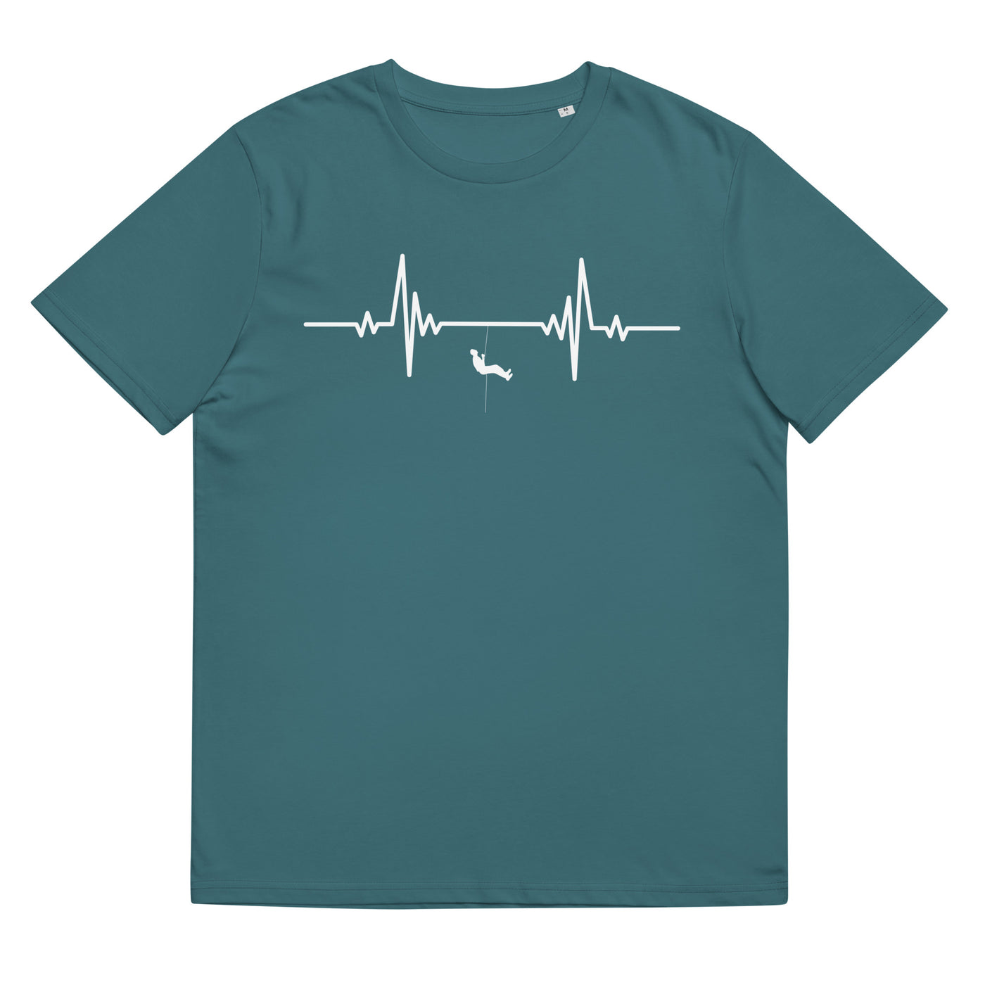 Heartbeat Sport Rock Climbing - Herren Premium Organic T-Shirt klettern Stargazer