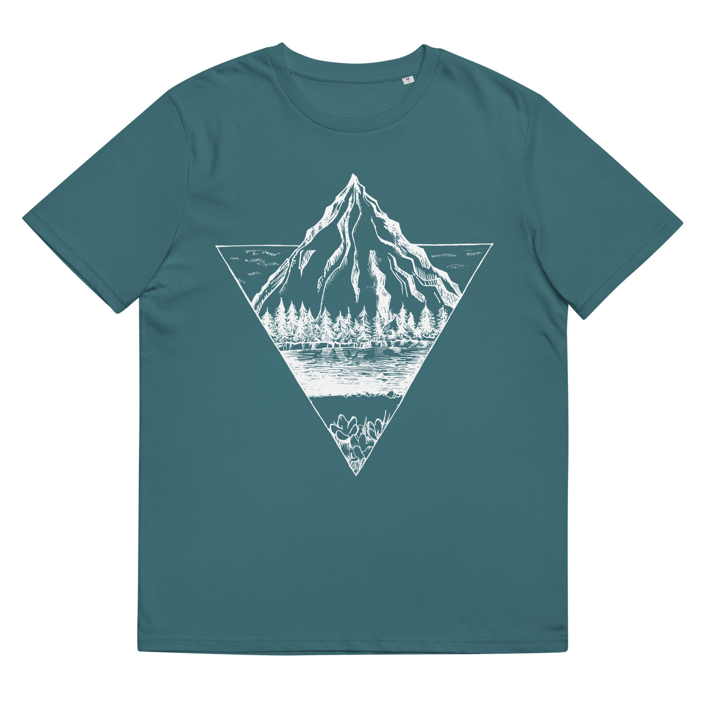 Berg - Geometrisch - Herren Premium Organic T-Shirt berge wandern Stargazer