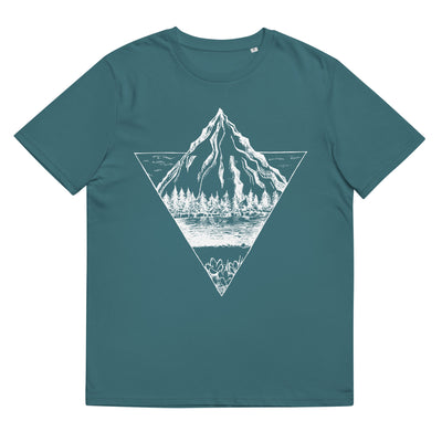 Berg - Geometrisch - Herren Premium Organic T-Shirt berge wandern Stargazer