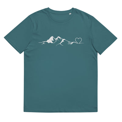 Bergverliebt - Herren Premium Organic T-Shirt berge klettern wandern Stargazer