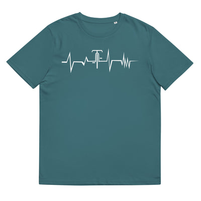 Heartbeat - Cycle - Herren Premium Organic T-Shirt fahrrad Stargazer