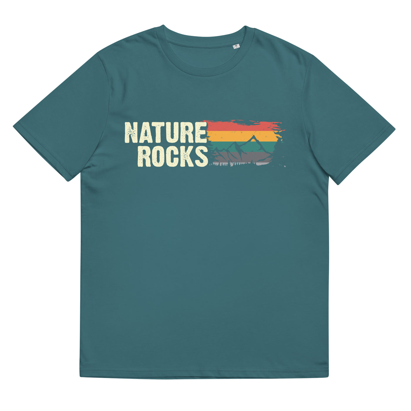 Nature Rocks - Herren Premium Organic T-Shirt berge camping wandern Stargazer