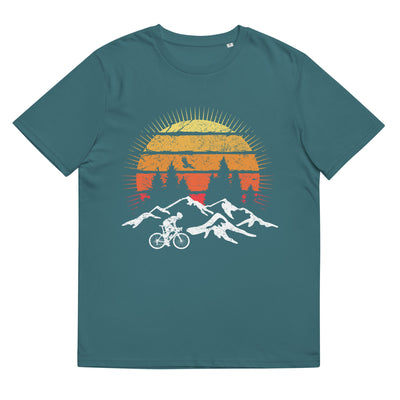 Radfahrer Und Sonne Vintage - Herren Premium Organic T-Shirt fahrrad mountainbike Stargazer