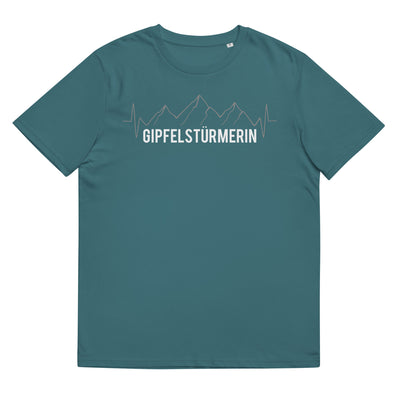 Gipfelstürmerin - Herren Premium Organic T-Shirt berge klettern wandern Stargazer