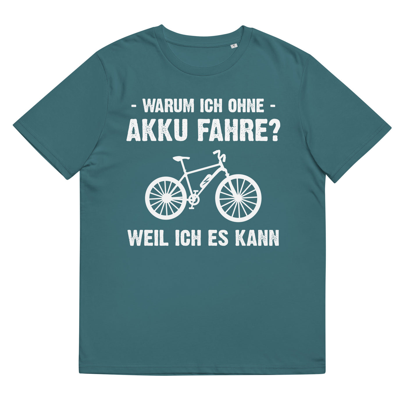 Warum Ich Ohne Akku Fahre Weil Ich Es Kann - Herren Premium Organic T-Shirt e-bike Stargazer