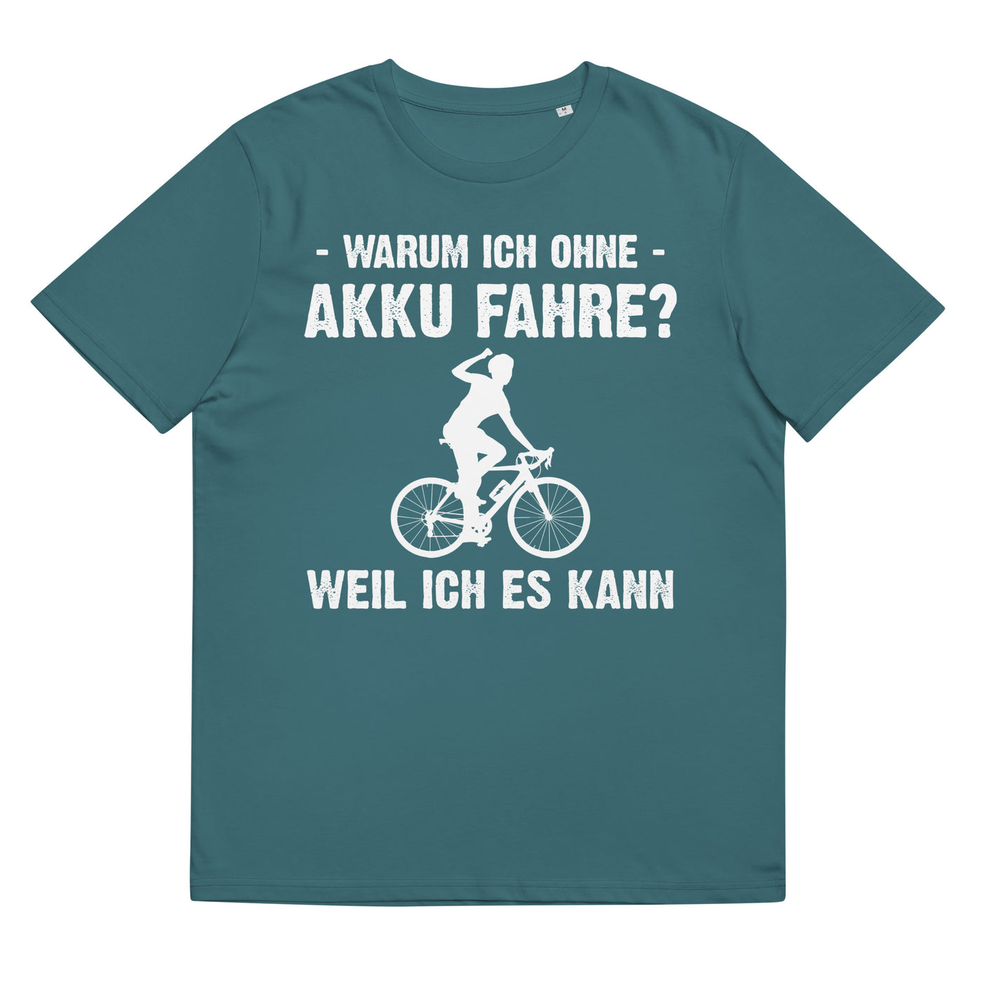 Warum Ich Ohne Akku Fahre Weil Ich Es Kann 1 - Herren Premium Organic T-Shirt e-bike Stargazer