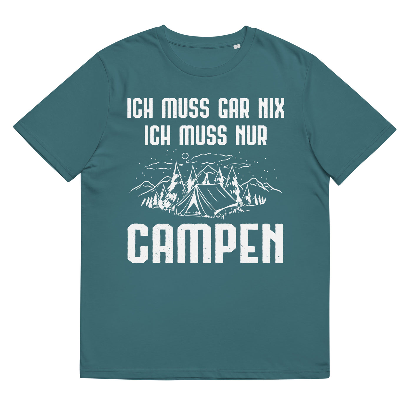 Ich Muss Gar Nix Ich Muss Nur Campen - Herren Premium Organic T-Shirt camping xxx yyy zzz Stargazer
