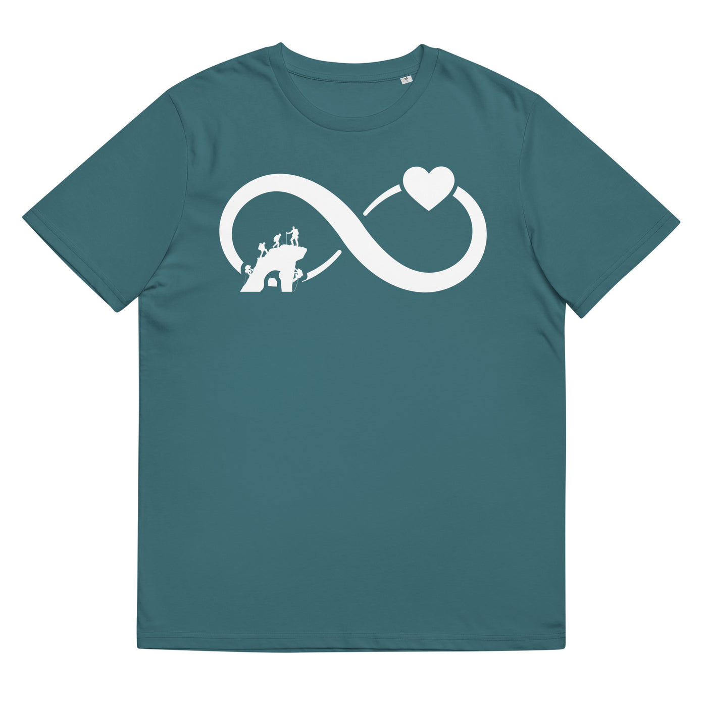 Infinity Heart and Climbing - Herren Premium Organic T-Shirt klettern xxx yyy zzz Stargazer