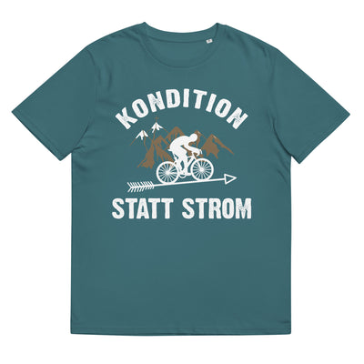 Kondition statt Strom - Herren Premium Organic T-Shirt fahrrad xxx yyy zzz Stargazer
