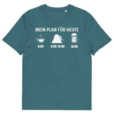 Mein Plan Für Heute 1 - Herren Premium Organic T-Shirt klettern xxx yyy zzz Stargazer
